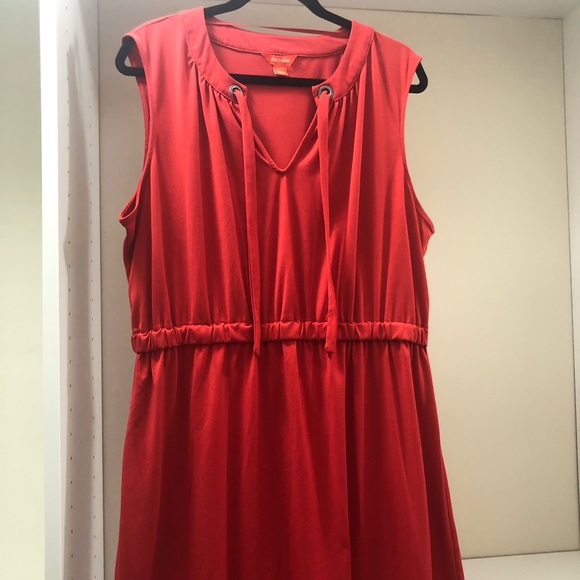 Red sleeveless dress - Picture 1 of 4